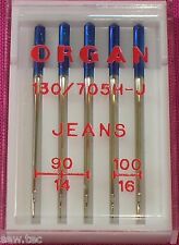 Organ Domestique Machine à Coudre Aiguilles Jeans Mélange Taille Brother Singer