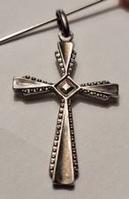 ANCIEN BIJOU PENDENTIF CROIX