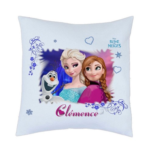 Coussin reine des neiges - coussin,
