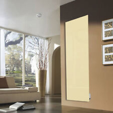 Radiateur électrique plat panneau rayonnant en verre 180x60cm 1100W créme - con