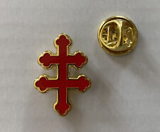 CROIX DE LORRAINE  (Badge émail/pin's)