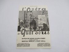 CPSM CINEMA FILM L'OPERA DE QUAT SOUS FILM DE GEORG WILHELM PABST