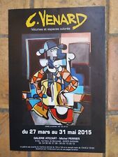 VENARD Claude(1913-1999)affiche expo 2015 Galerie Atezart Michel Perrier AVIGNON
