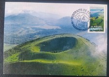 CARTE MAXIMUM 1ER JOUR TIMBRE VOLCANS D'AUVERGNE N° 3945 OBLITÉRÉ CLERMONT 2006