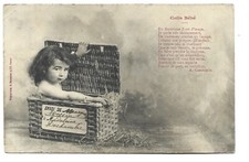 CARTE FANTAISIE BERGERET  COLIS BEBE