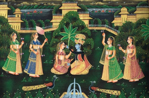 Radha krishna peinture love - krishna,