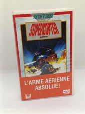 VHS FR : Supercopter Airwolf - CiC Vidéo Collection Aventures