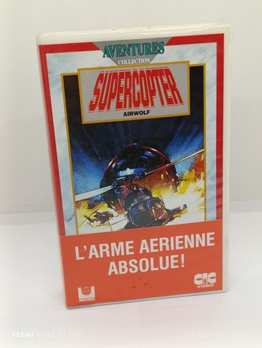 Vhs supercopter airwolf - vhs,