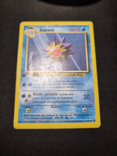 Carte pokémon staross 102 - carte,