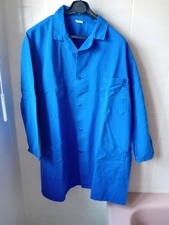 Chemise d'artiste, Blouse de travail bleue, Taille 56-58/3XL
