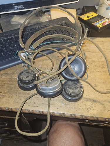 Vintage wwii era headsets - vintage,