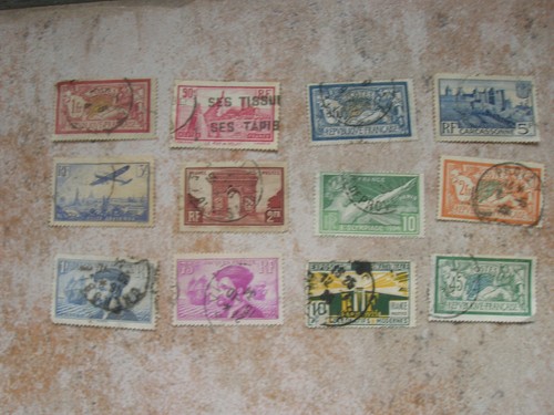 France lot timbres - lot, debut