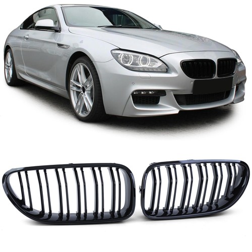 Calandre double lame noir bmw - lame,