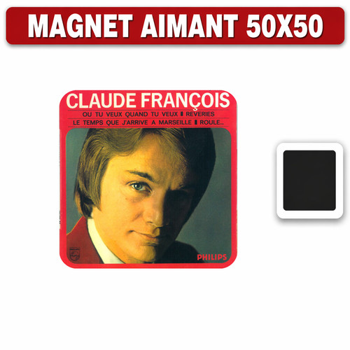 Magnet frigo claude - claude, francois