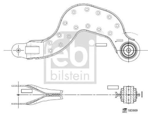 Bras suspension supérieur - de,
