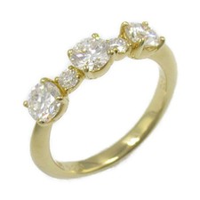 BIJOUX Bague Diamant Or Jaune 18KYG Occasion Femme Taille US 5,5