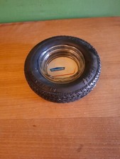 CENDRIER PUBLICITAIRE PNEUS GOODRICH  , PLAQUE EMAILLEE