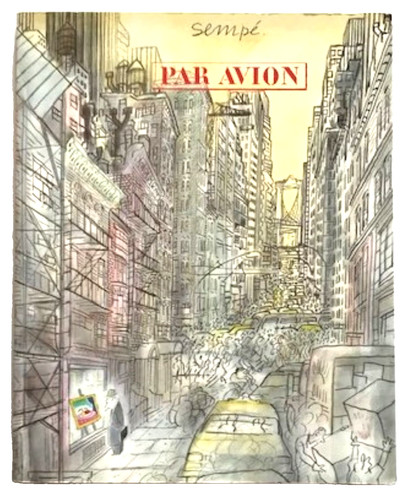 Sempé par avion nombreux - par, avion.