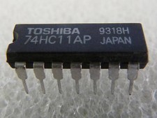 4 x Circuits Intégrés logique 74HC11AP - 74HC11 - Toshiba
