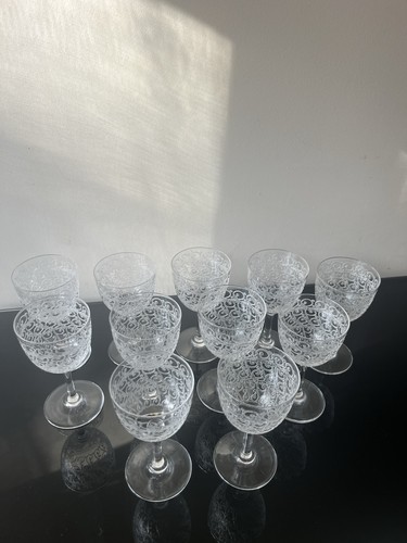 Lot verres vin - 11, rouge