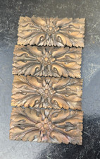 4 BRONZES ROSACES ELEMENTS