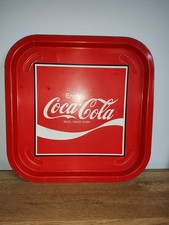 Ancien plateau Coca Cola Enjoy tole original Années 80 90's A Saisir 