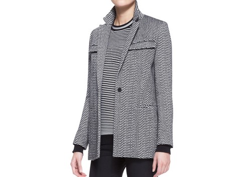 Veste blazer white - "white, noise"