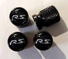 Lot de 4 Bouchons de Valves pour Renault Sport  RS Neuf Noir Luxe ??