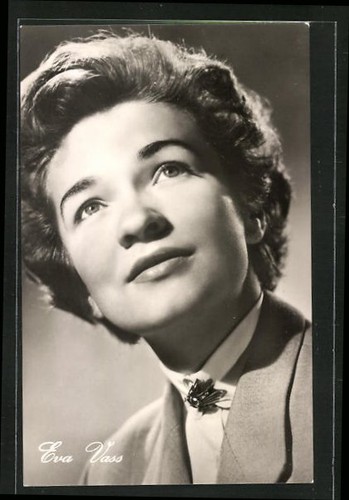 Carte postale actrice eva - carte,
