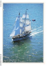 ARTP8-0522-BATEAU - image de la mer - le grands voiliers goellette - sir winst