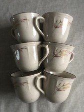 6 tasses à café en grès