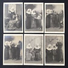 Série 6 CPA Les Peurs Expulsées Rosaire 1905 Cartes Postales Religieuses
