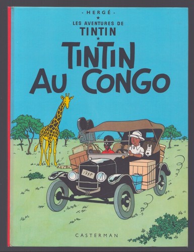 Hergé tintin au congo - .,