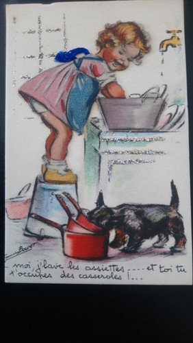 Cpa illustrateur germaine - cpa, /