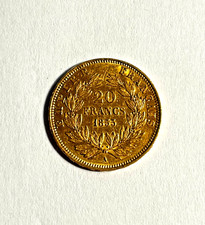 Pièce de 20 Francs or Napoléon III 1855 A  tête nue