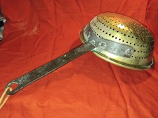 Ancienne Passoire/tamis a Fromage en cuivre/ Laiton  XIX  DIM/42 cm avec manche