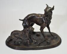 Statue En Bronze De Chiens