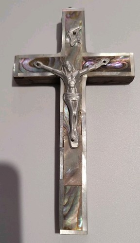 Ancien crucifix croix bois - ancien,