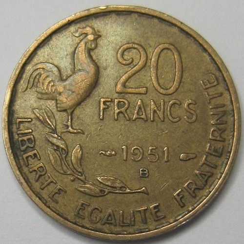 Pièce monnaie francs g - de,