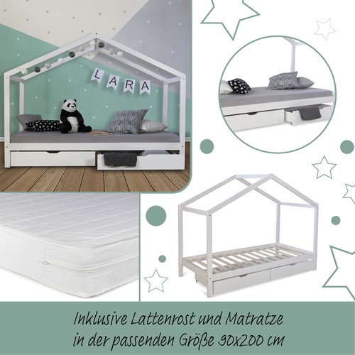 Cadre lit cabane - lit,