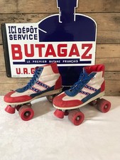 🪩 PAIRE de PATINS CHAUSSURES À ROULETTES HOLY T10 DÉCO USA Roller Skates 🇫🇷