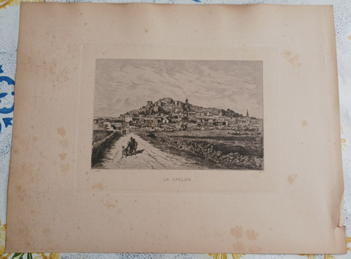 Ancienne eau forte - ancienne, lucien