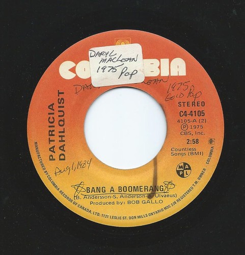 Patricia dahlquist bang a - patricia,