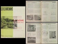 L'EQUERRE n°6 1938 - HBM, DANEMARK, BELLAVISTA, ARNE JACOBSEN, BLIDAH, SUEDE