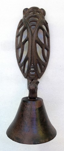 Cloche murale cigale en - cloche,