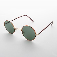 Lunettes De Soleil Ronde Demi