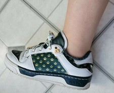 Adidas - baskets tennis en cuir et intérieur fourrure synthétique T38