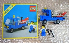 1985 LEGO Legoland 6656 Dépanneuse Bleue  !