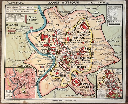Ancienne carte scolaire - 🌎,