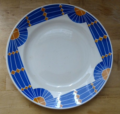 Plat rond art deco - plat,